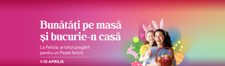 Bunătăți pe masă și bucurie-n casă!