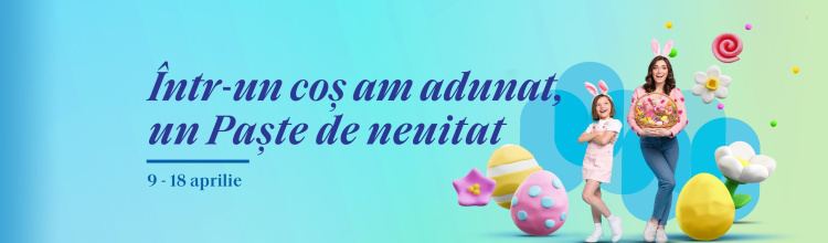 Într-un coș am adunat, un Paște de neuitat la Centrul Comercial Felicia!