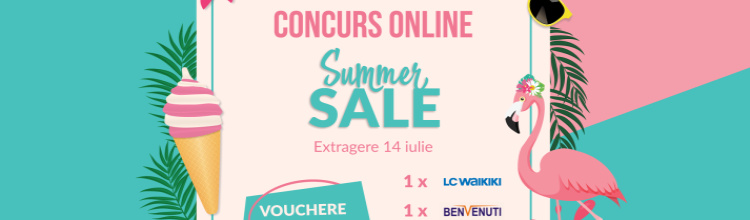 Concurs Summer Sale: Câștigă 3 x Vouchere 450 Ron